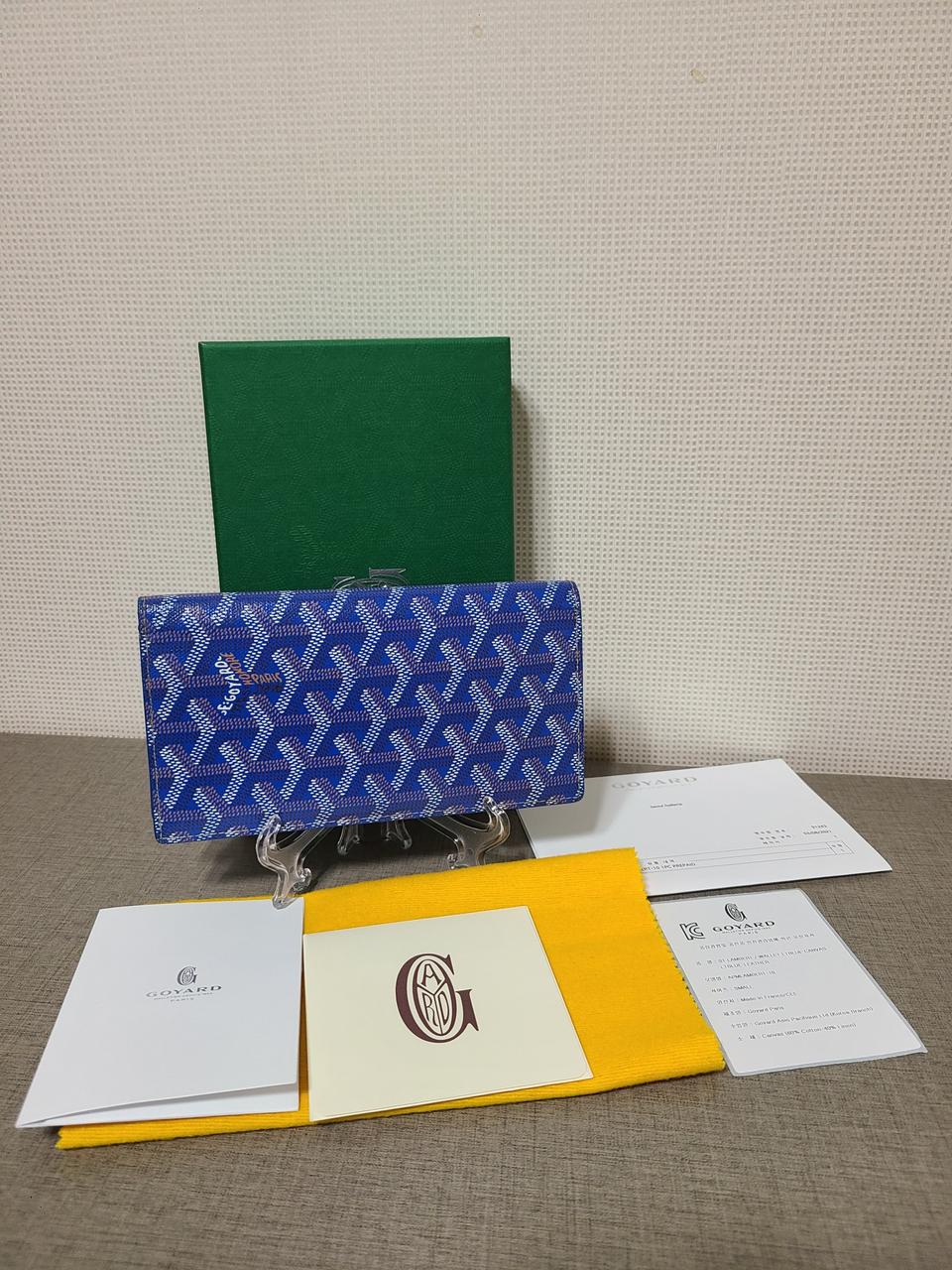 [OS] 고야드 램버트 장지갑 스페셜 블루