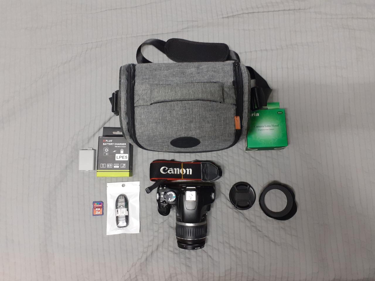 캐논DSLR 카메라 450D 충전세트 메모리