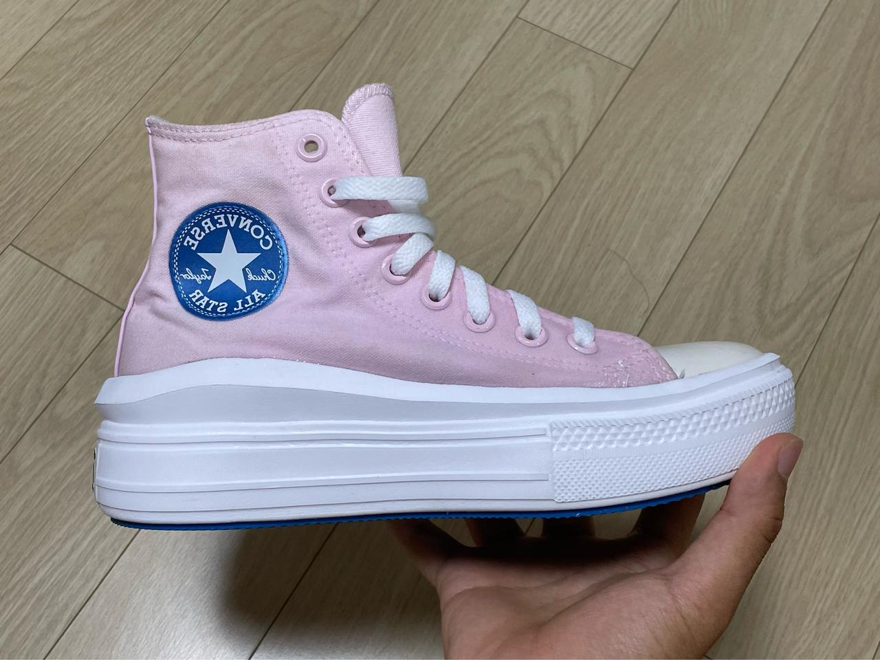 컨버스 척테일러 올스타 무브 베이비핑크 [240]