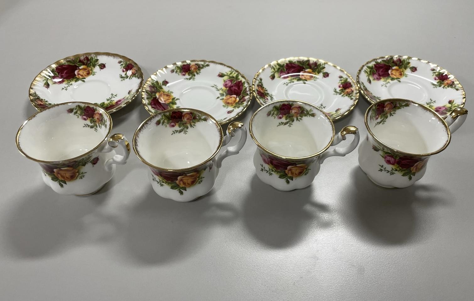 로얄알버트 올드컨트리 로즈 4세트