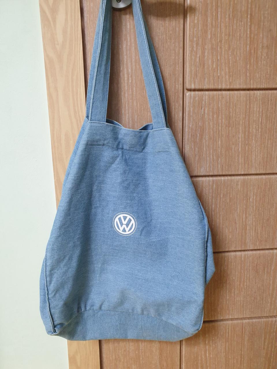 폭스바겐 데님 캔버스가방