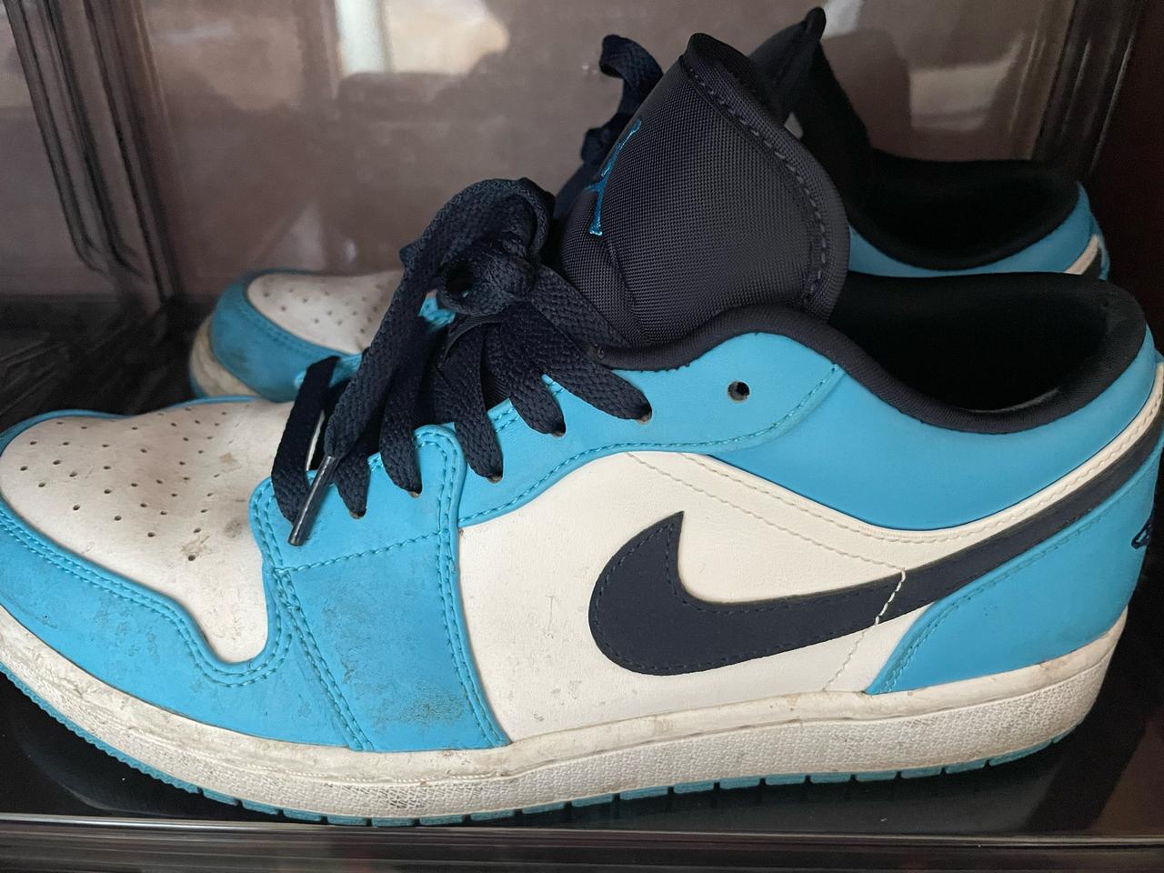 조던 1 로우 파우더 블루