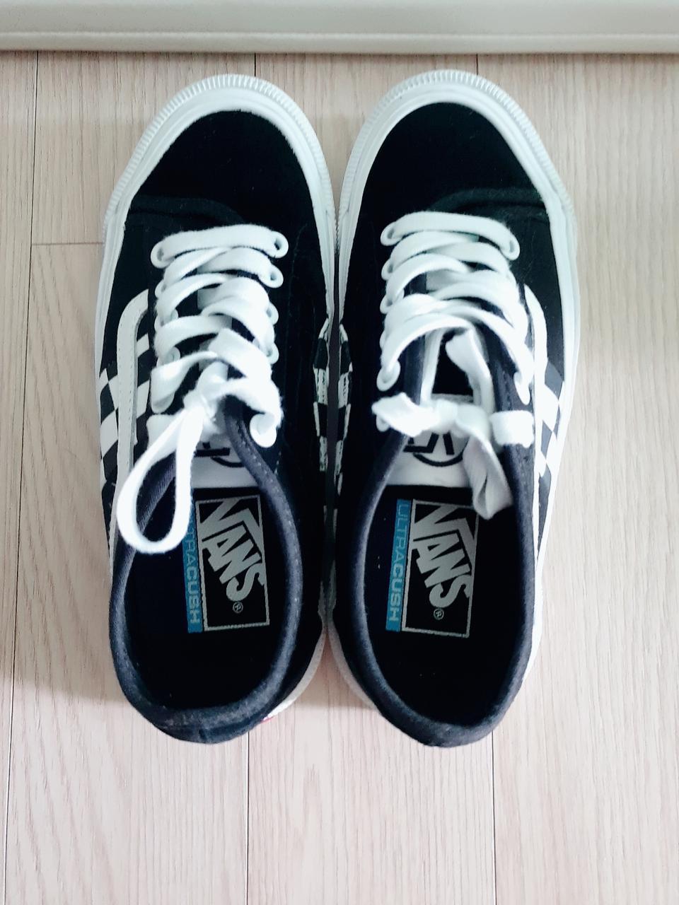 반스 울트라 쿠쉬 체커 단화 스니커즈 운동화