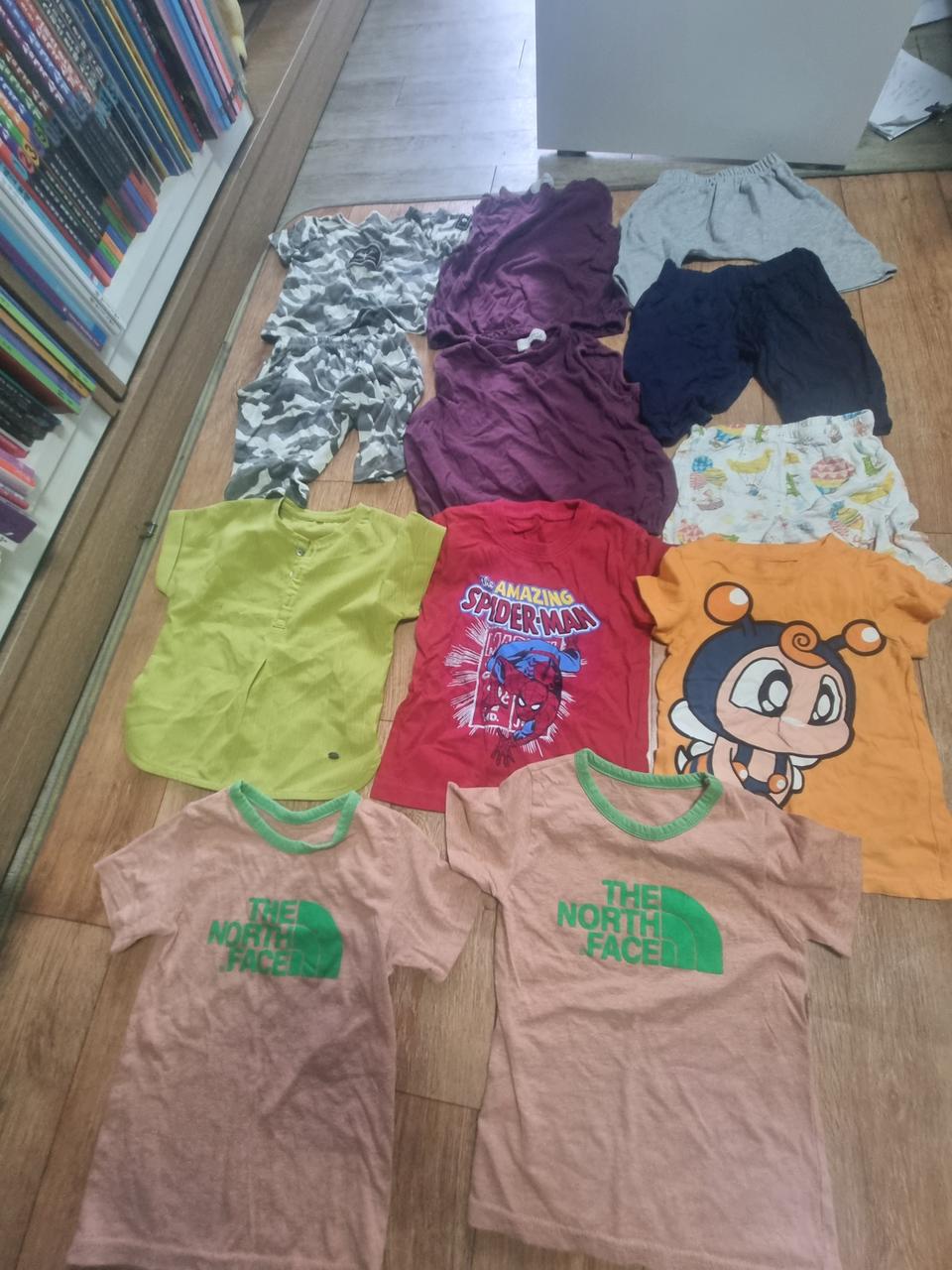 남아 3호 5호 여름옷(노스패이스포함)