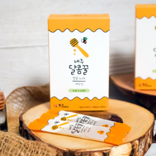 제주산 꿀 스틱 팝니다 100스틱