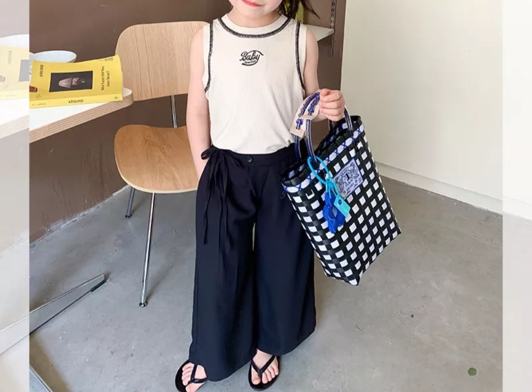 여아 나시 와이드팬츠 상하복 세트