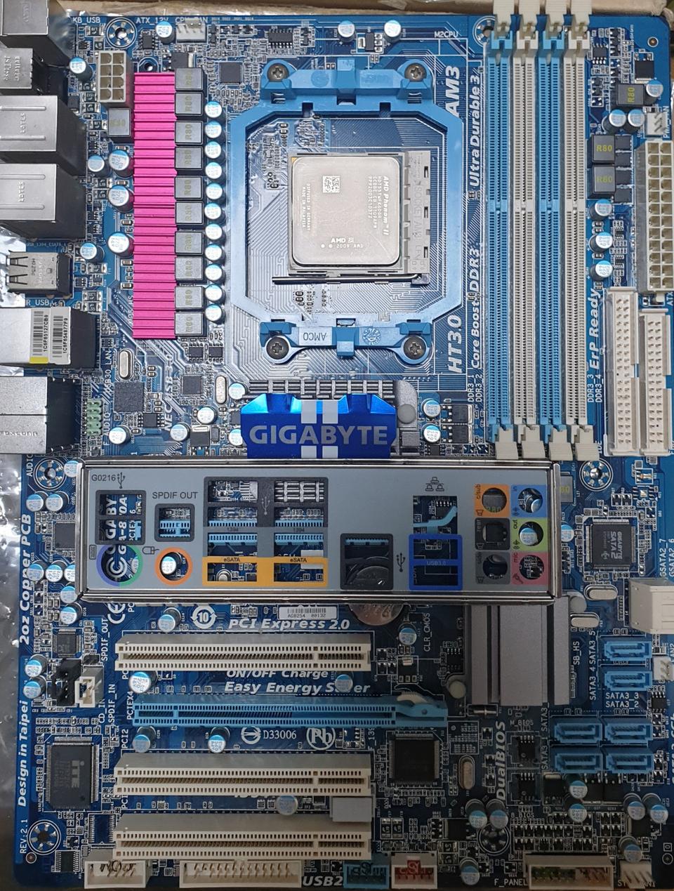 1055T + GA870A-UD3 am3 (쿨러포함)