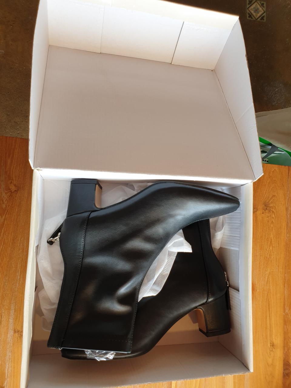 mojo 지퍼 부츠 블랙 245