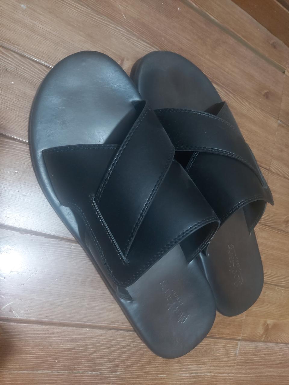 마커스 남성 가죽슬리퍼 280