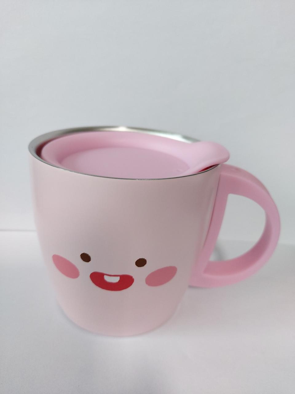 어피치 스텐뚜껑머그컵