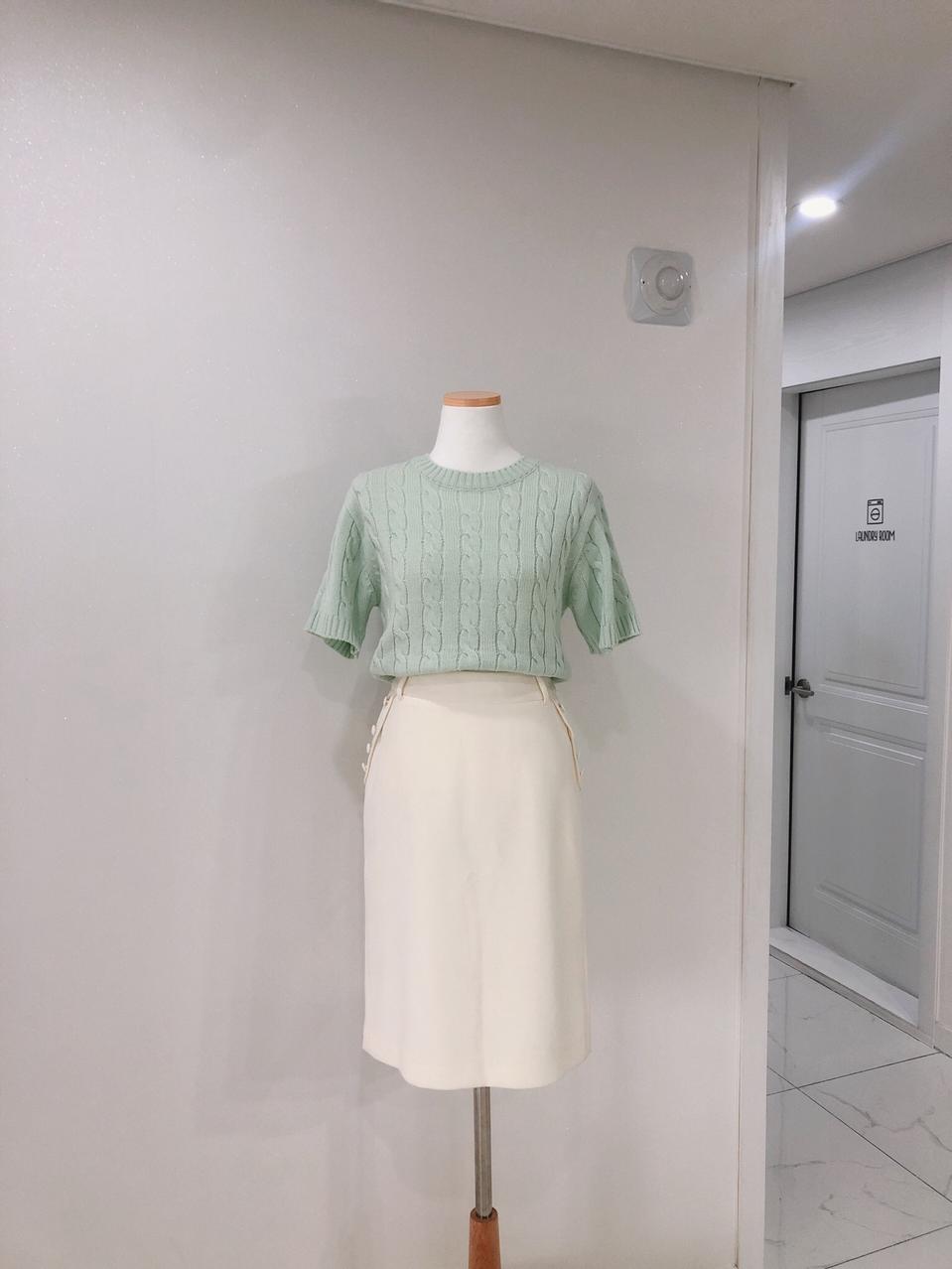 제시뉴욕 아이보리 고급 H스커트(26)