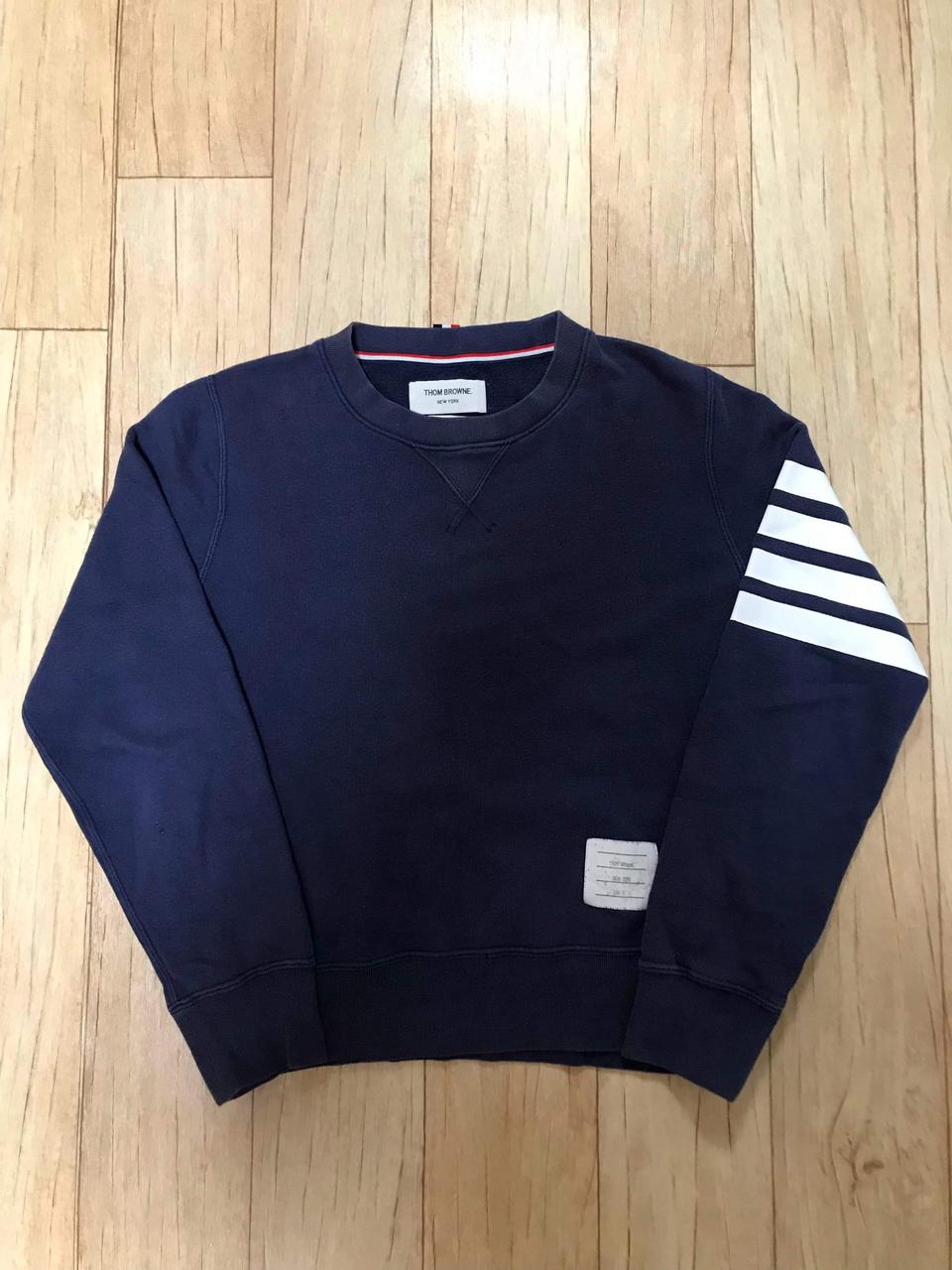 [0] 톰브라운 사선완장 맨투맨