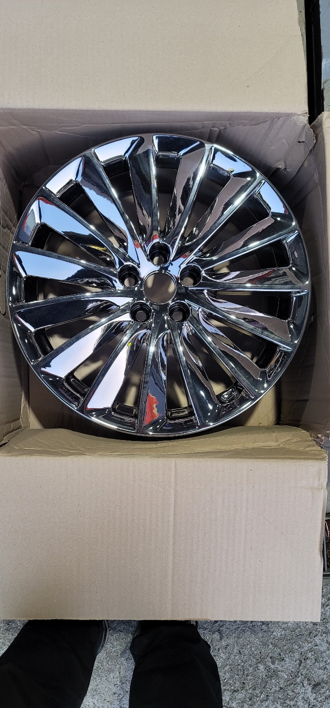 에쿠스 터빈 19인치 화이트크롬휠 팝니다