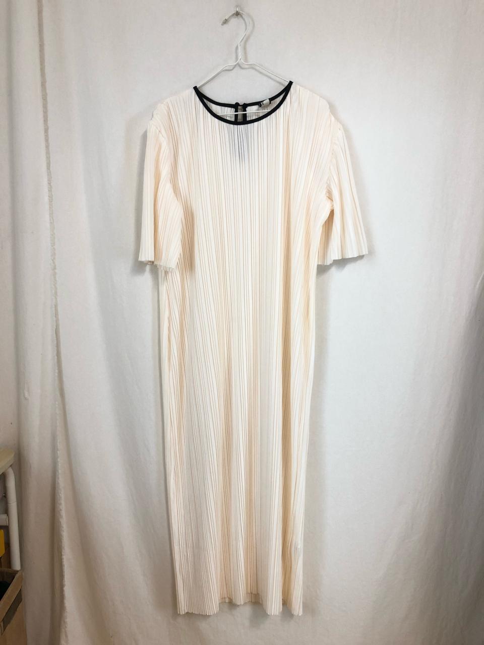 주름 롱 원피스