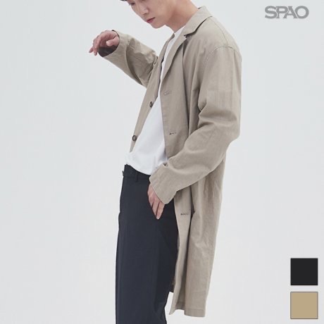 신품 스파오 린넨 코트