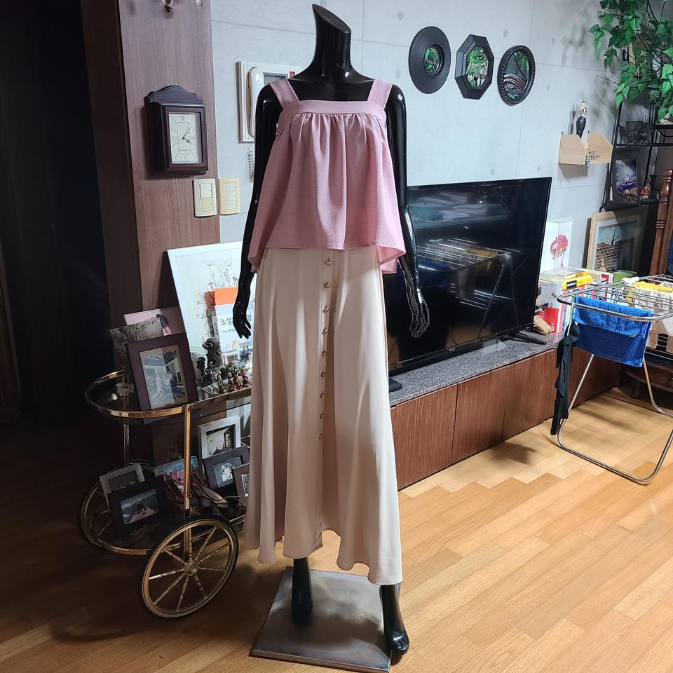 블라우스 +롱 스커트