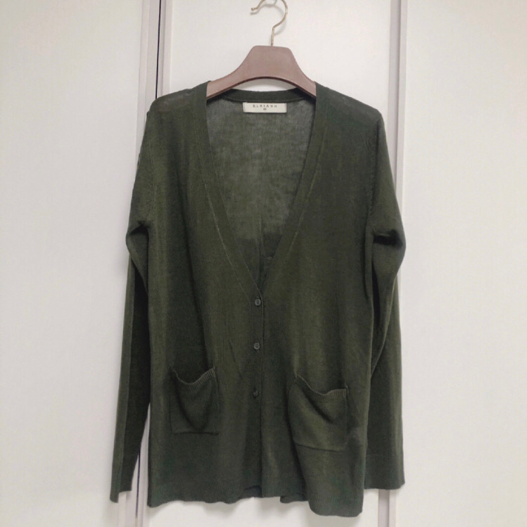 기본 가디건(카키)55~55반