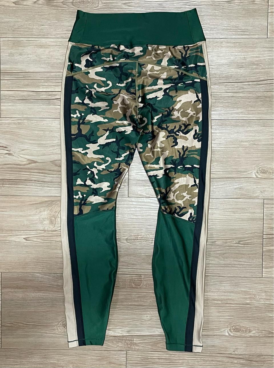 나이키 DRI-FIT 여성 트레이닝 카모그린 타이츠