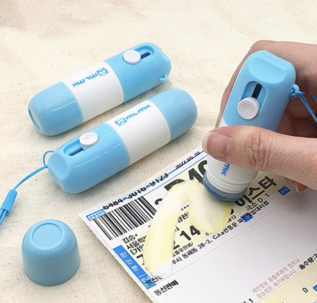 최저가 택배송장 개인정보 운송장 지우개 커터 언박싱 커터 2.4*8.4