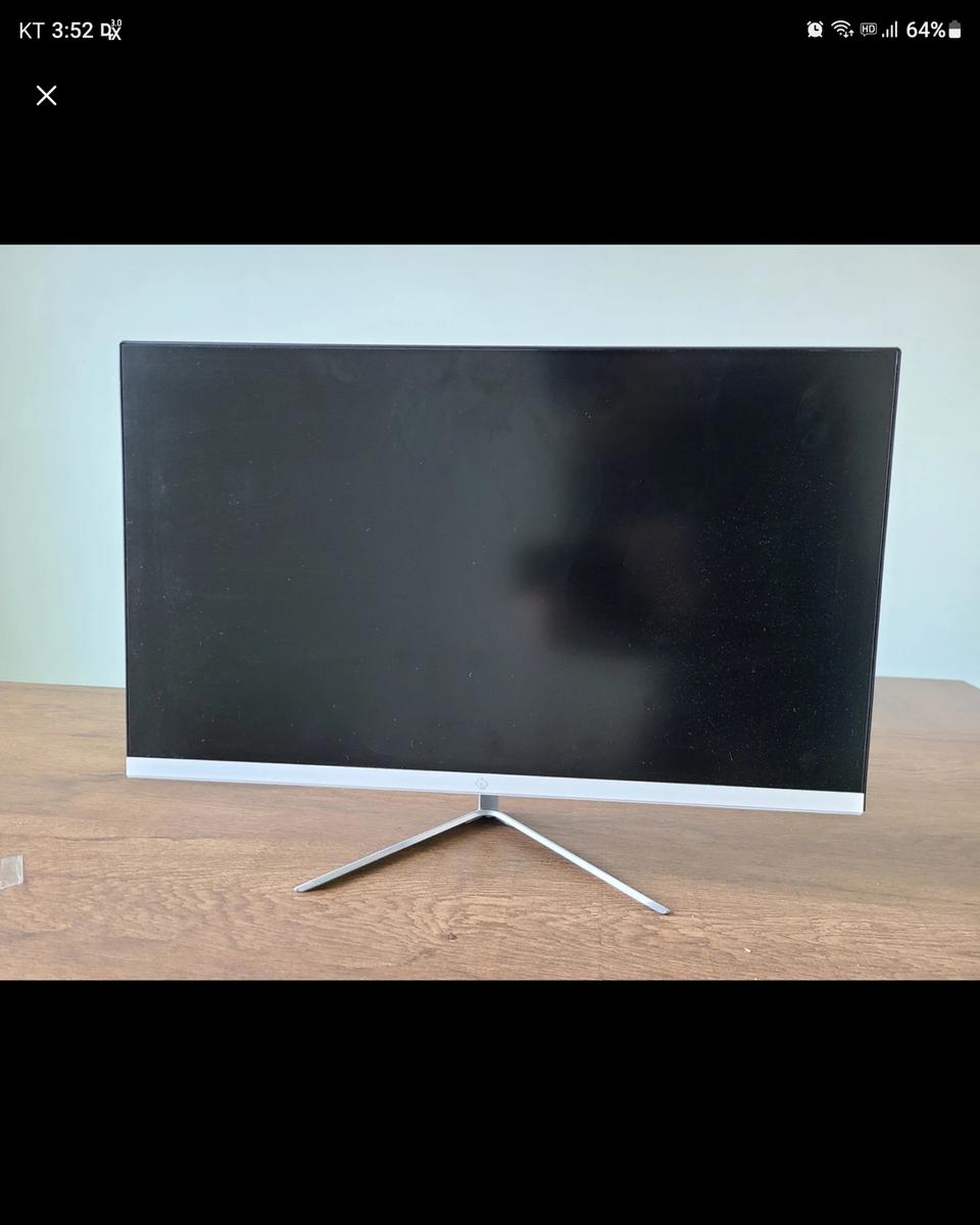 간지나는24인치 모니터 화이트 FHD