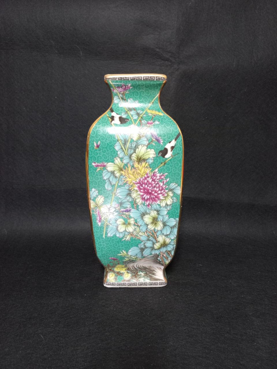 사각화병 중국도자기