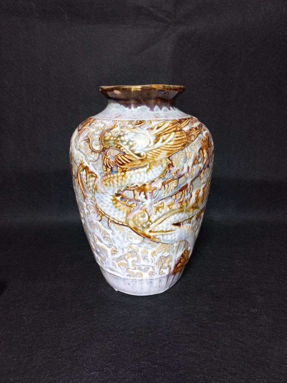 진사 양각 용문호