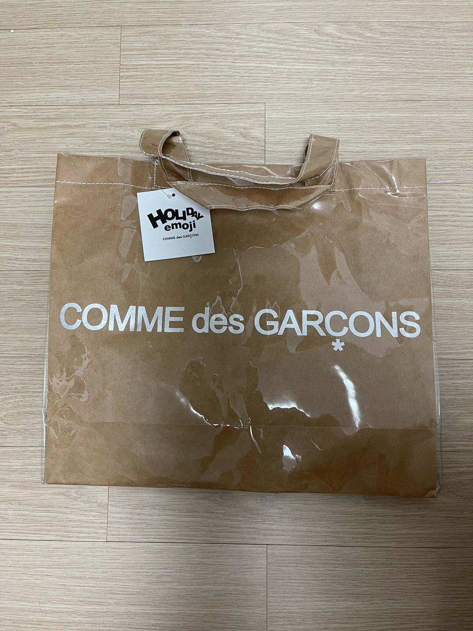 꼼데가르송 페이퍼백 PVC 투명백