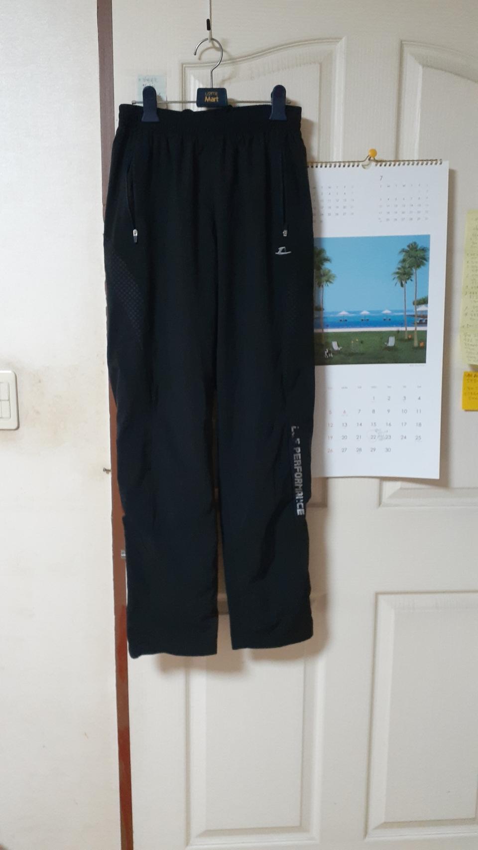 르까프 여성 밑트임 검정 스판바지