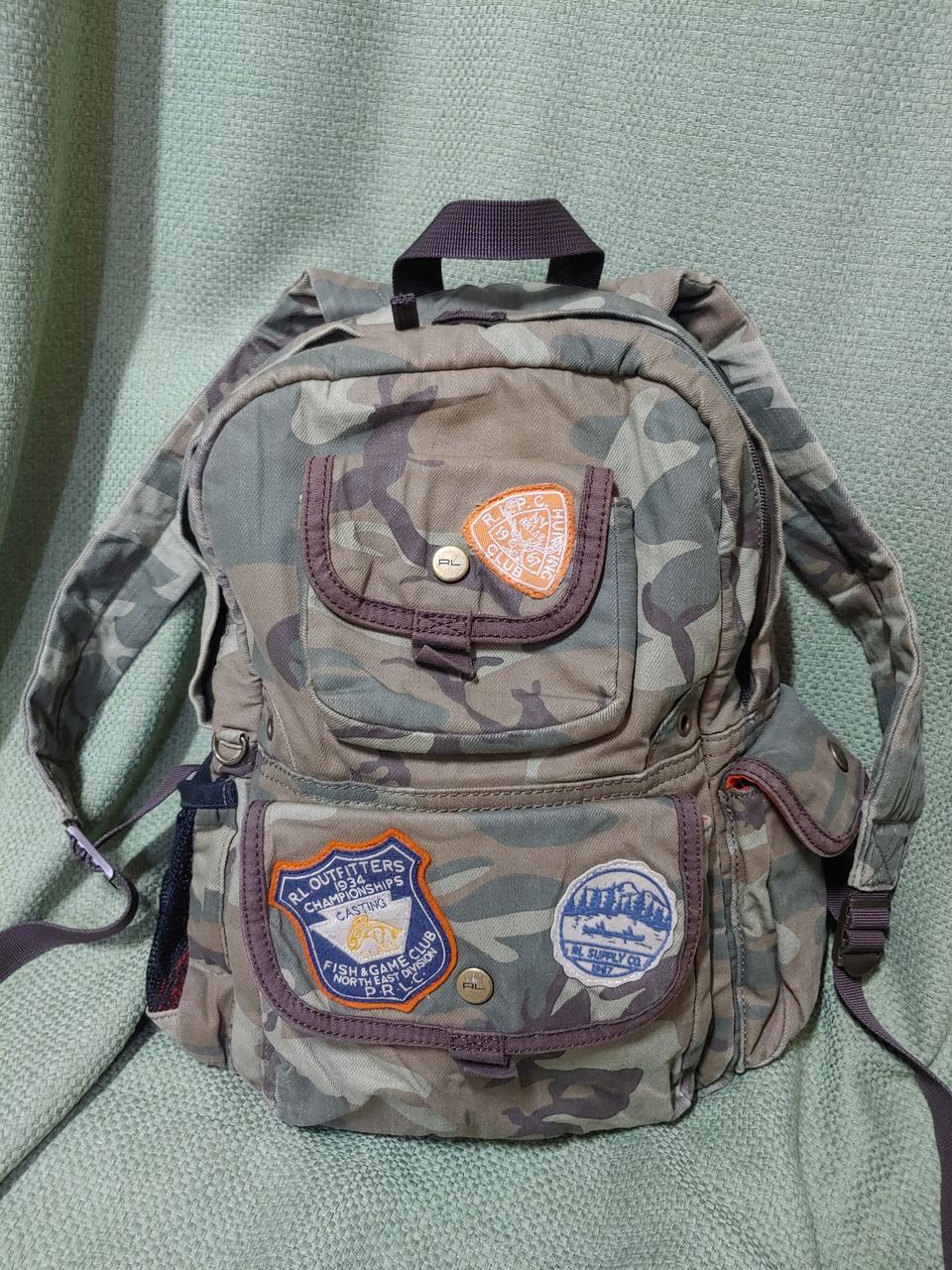 백팩(정품)폴로 랄프로렌 백팩 밀리터리