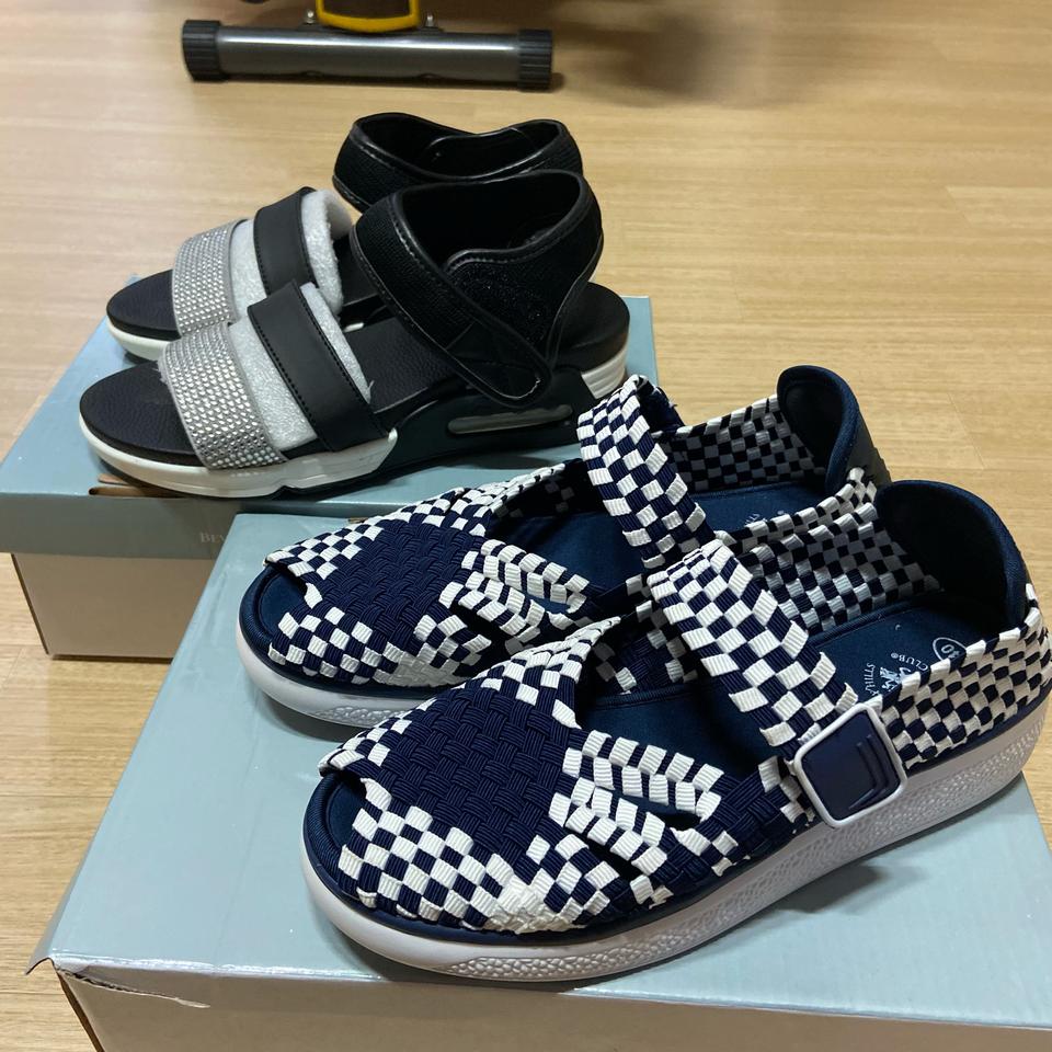 새상품) 비버리힐즈 폴로클럽 우븐슈즈&에어샌들 240 2켤레