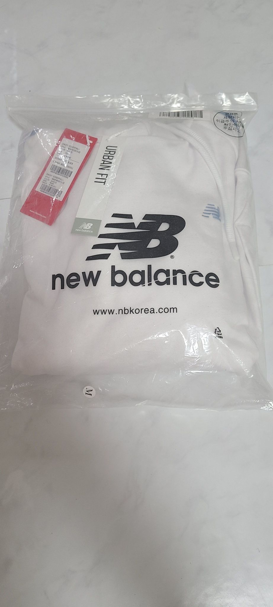 뉴발란스 UNI 후드 M 아이유착용