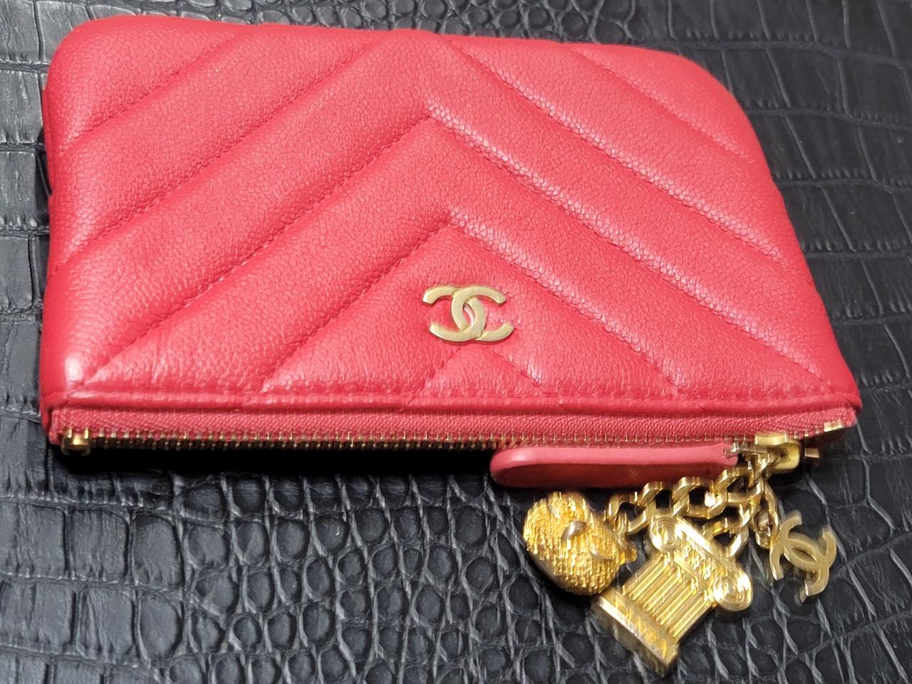 샤넬 캐비아 부엉이참 미니 파우치 정품 럭셔리