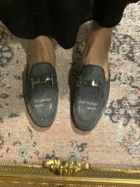 정품 토즈 데님 블로퍼 38 새상품(가격내림)