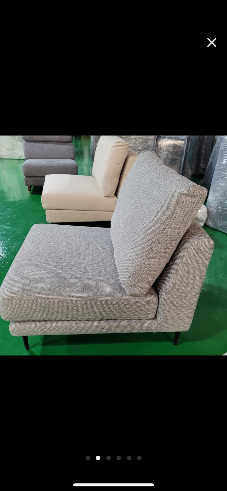 패브릭 소파1인용소파 (새상품)