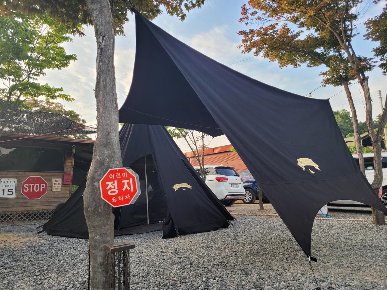 피치오리진 면텐트 , 면타프, 면 윈드스크린