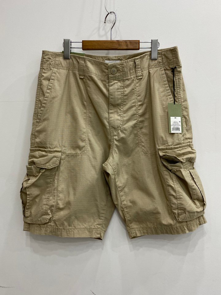 goodiellow 남자34 립스탑 카고반바지/베이지 새상품