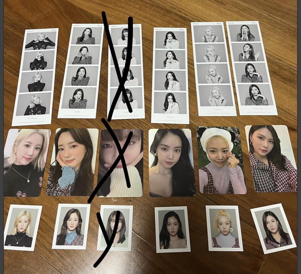 에이핑크8기 포토카드,증사,네컷팝니다