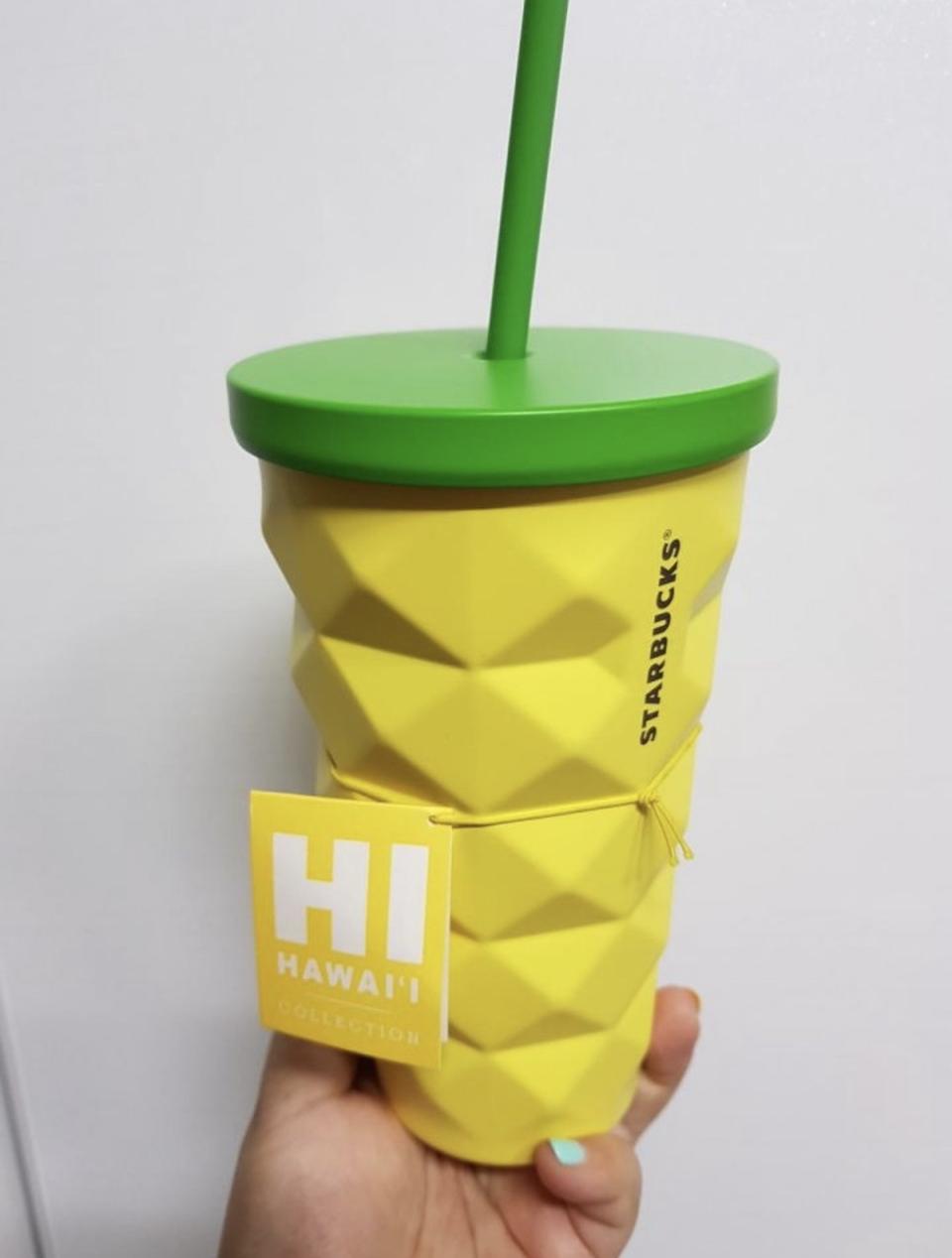 스타벅스 하와이 파인애플 텀블러