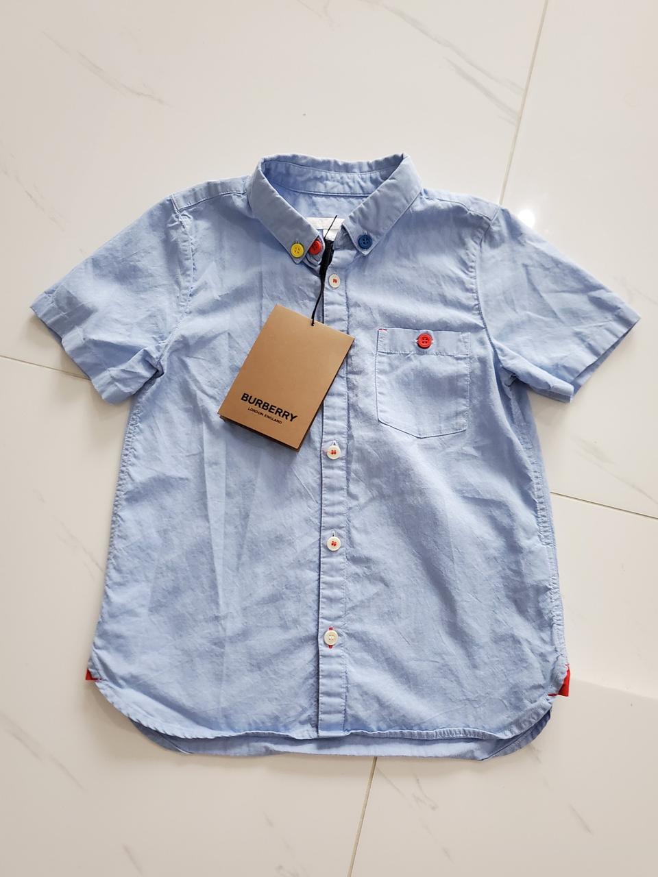 (중고정품)버버리키즈 셔츠 8y