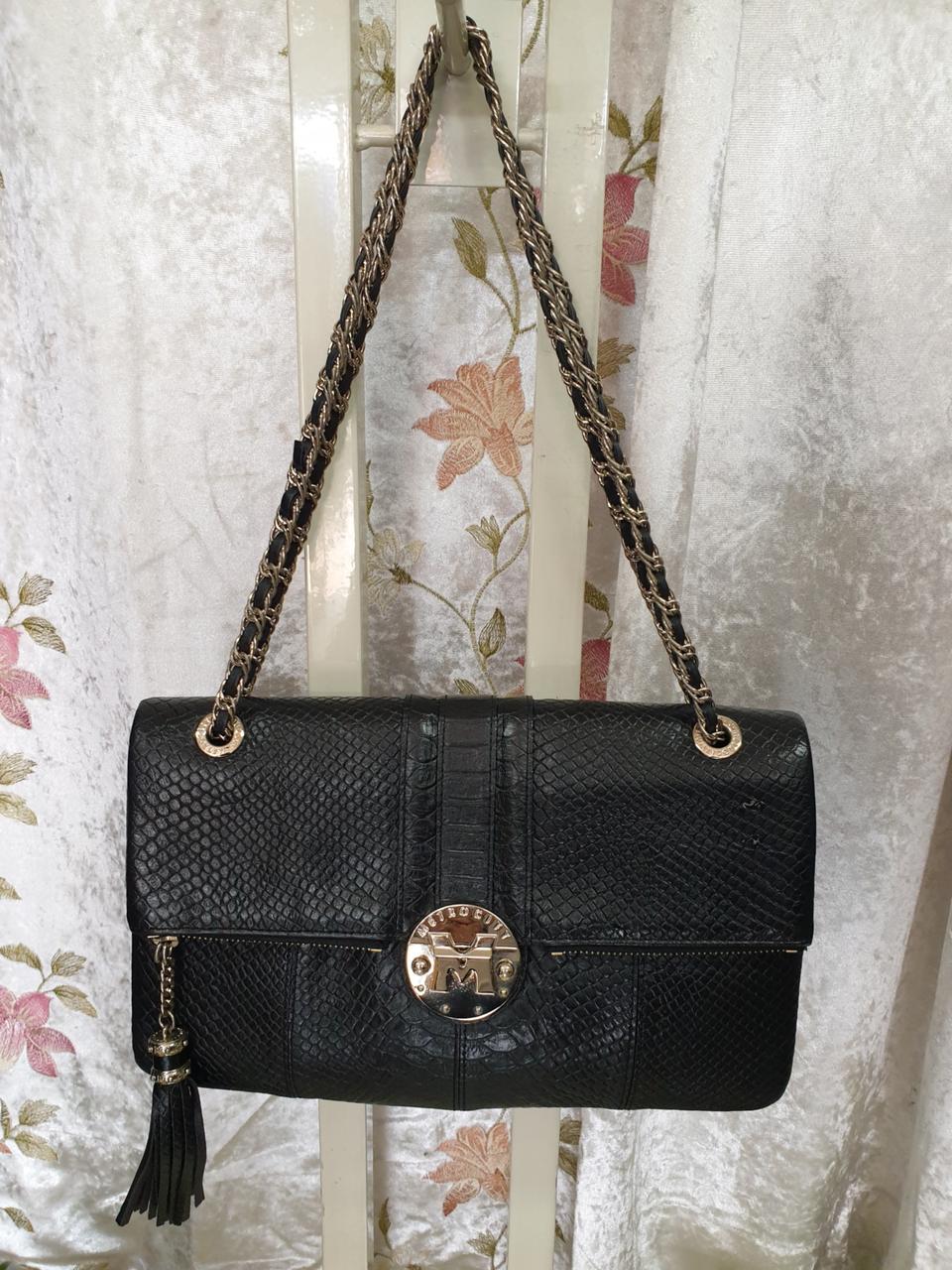 메트로시티슬림형체인백  30/19