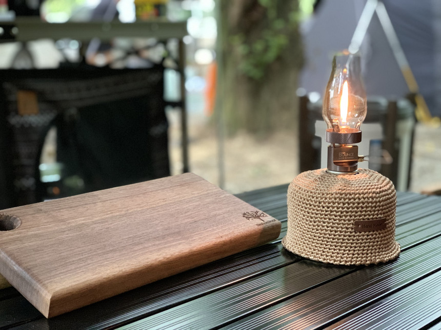 [무료배송]고급 월넛 캠핑 나무 도마 플레이팅도마 캠핑도마 칼도마