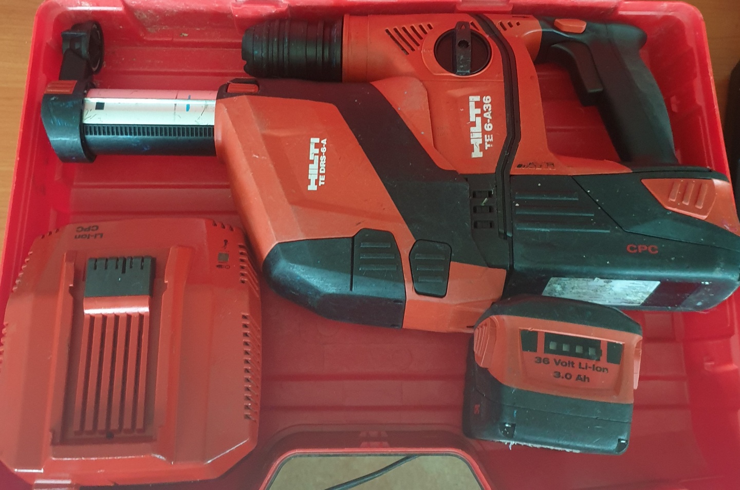 힐티Te6~a36로리리해머드릴집진기포함풀세트  에어컨설치용으로사용사용횟수