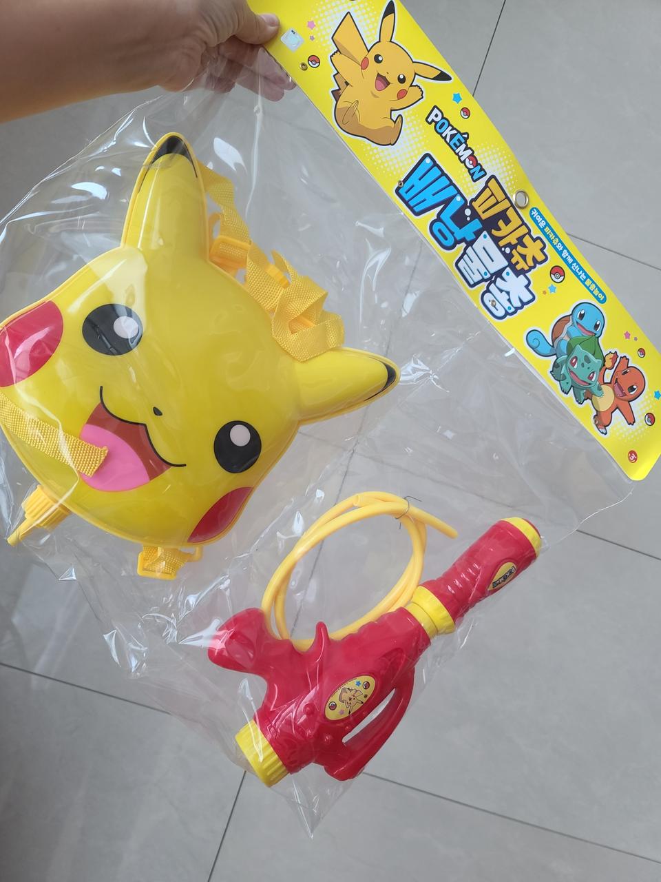 포켓몬 피카츄 배낭 물총 새제품