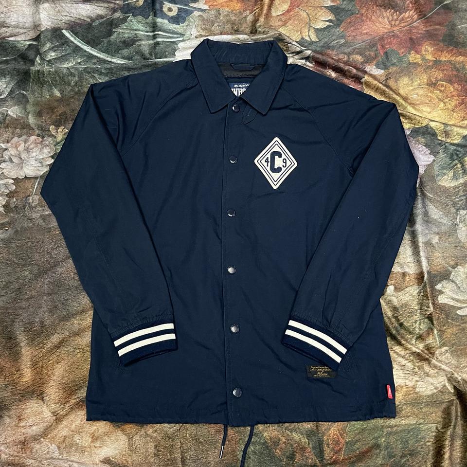 후아유 빈티지 네이비 스펠아웃백로고 바시티자켓 L 나이키자켓 아디다스자켓