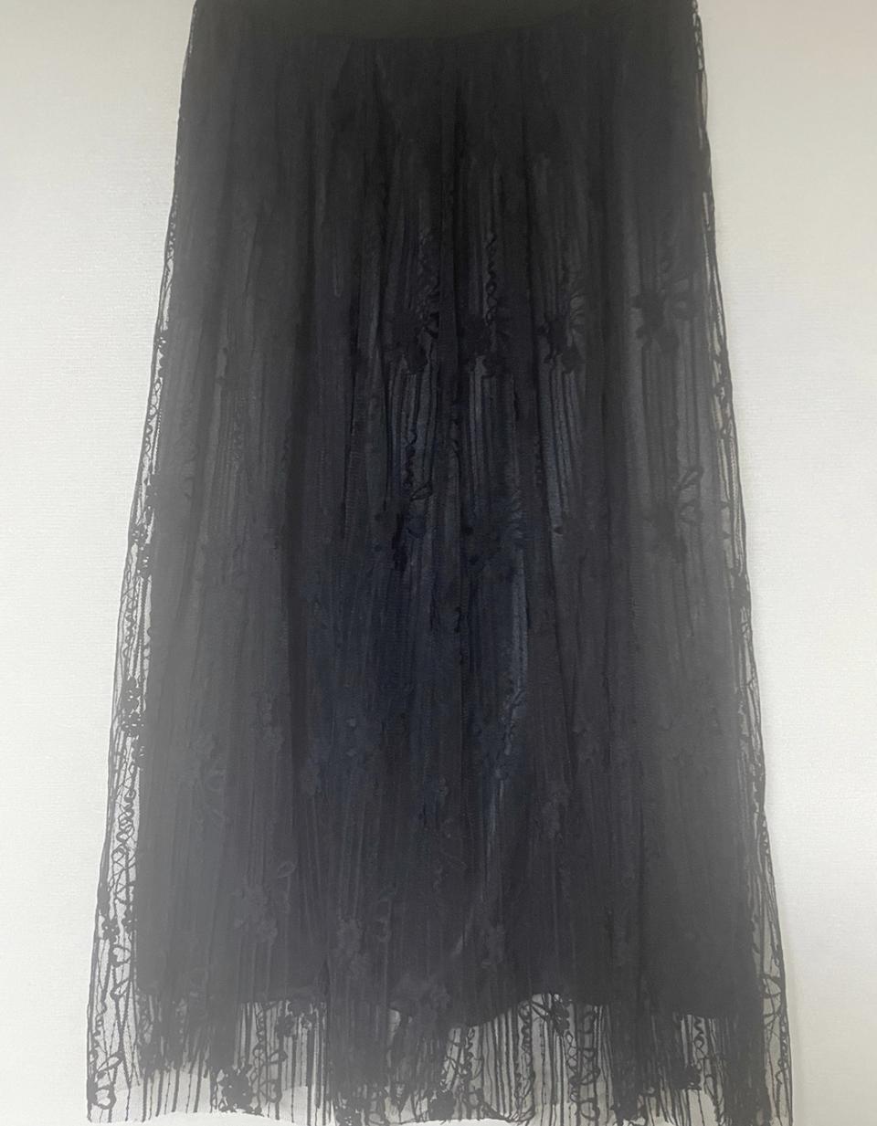 샤스커트 세트_블랙 화이트