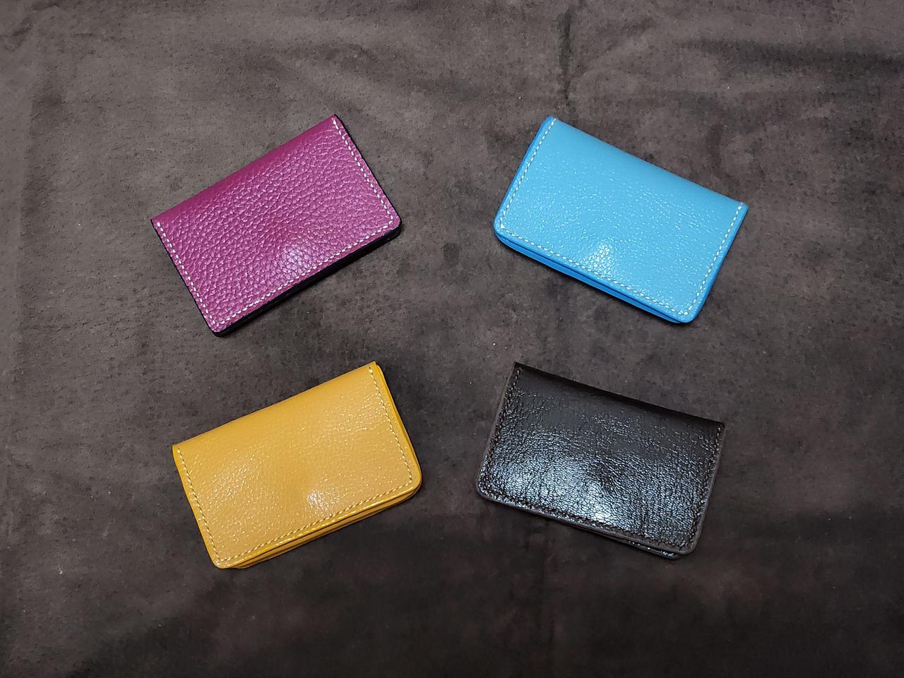 핸드메이드 소가죽 카드지갑 명함지갑 4종