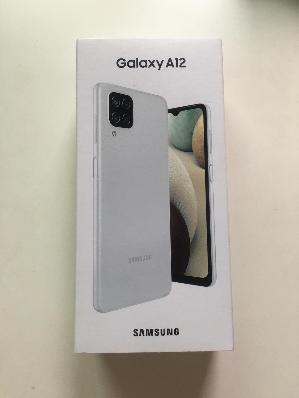 미사용 sk 정상해지 갤럭시 A12 화이트 휴대폰 판매합니다