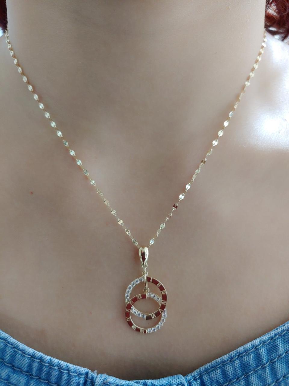 14K 로마닉 명품 목걸이,귀걸이