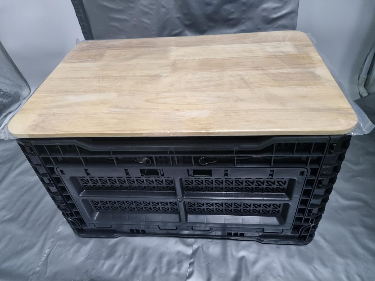 폴딩박스 48리터 상판포함,미포함,우드상판