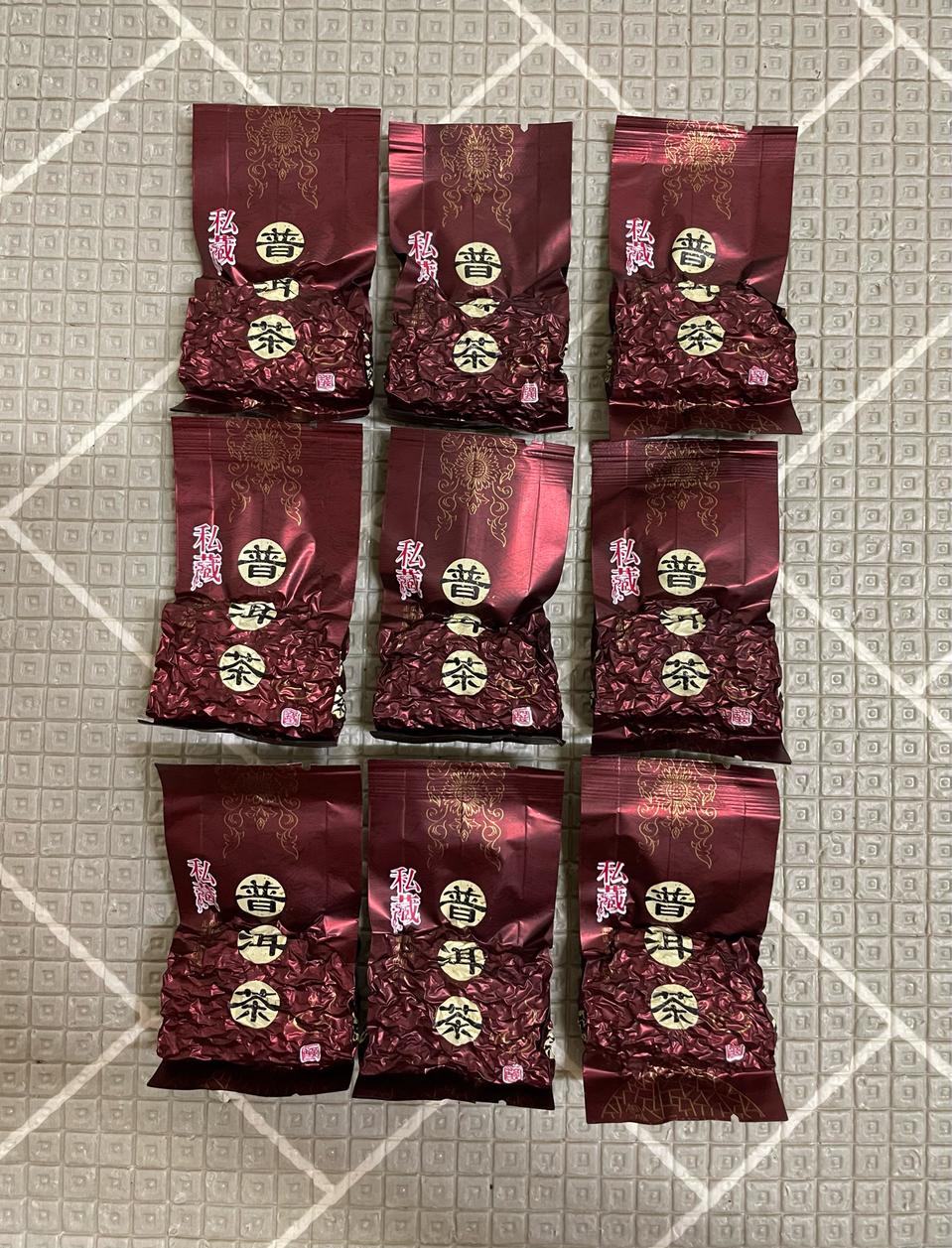 중국 보이차 보이숙차 10g*9개 (새상품)